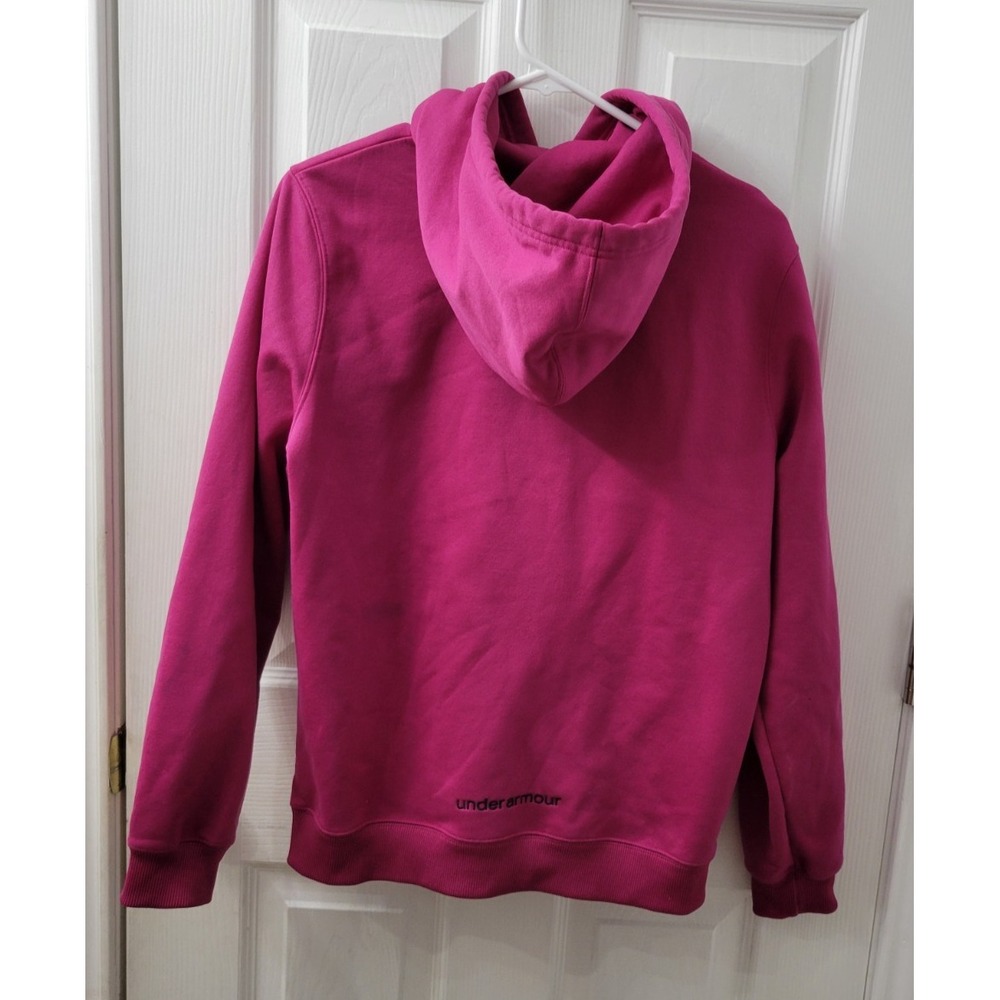 Under Armour  Hoodie Pullover Womens Small Pink Raspberry Excellent Cond - Picture 4 of 6